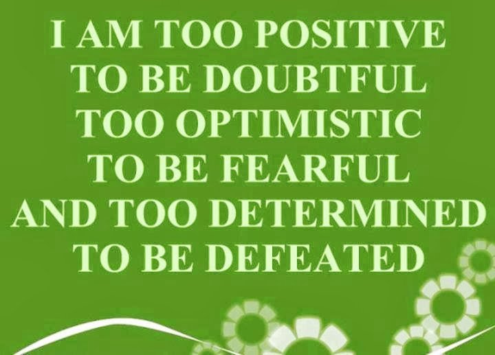 SoftwareMessage's tweet image. I am too #positive ti be doubtful too #optimistic to be fearful and too determined to be #defeated.