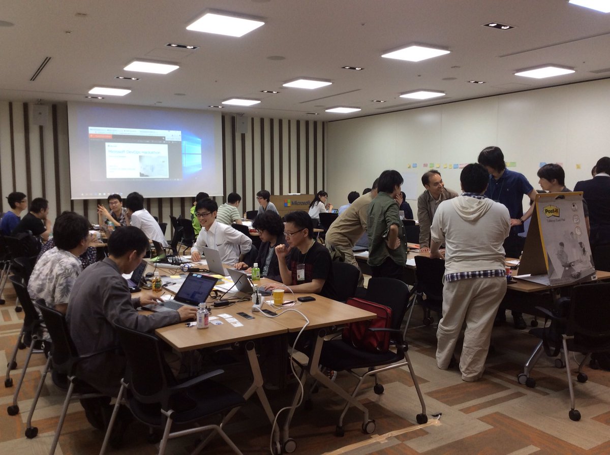 sandayuu's tweet image. 入門編 DevOpsハッカソンは盛況やわ〜。募集がっつりしてから1wぐらいやのに！ #DevOpsJP
