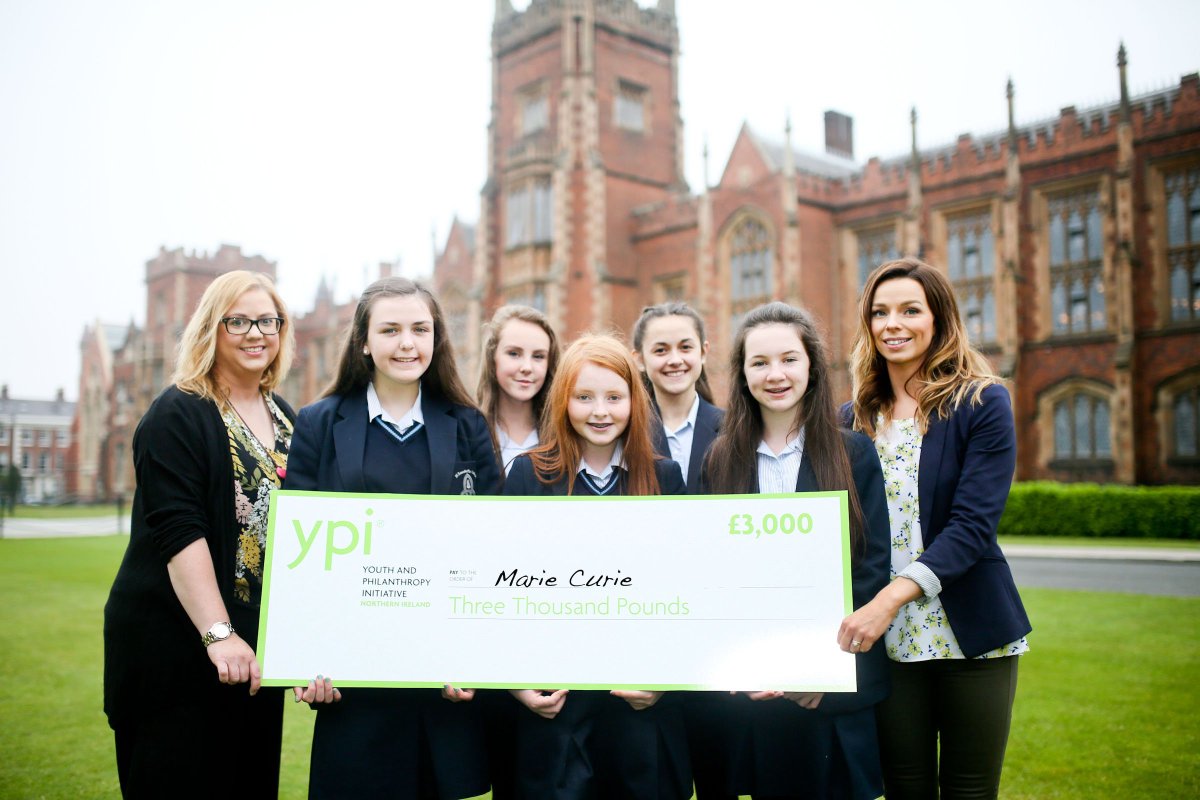 Pupils from St Benedict’s have won £3,000 to support Marie Curie - care for people living with a terminal illness..