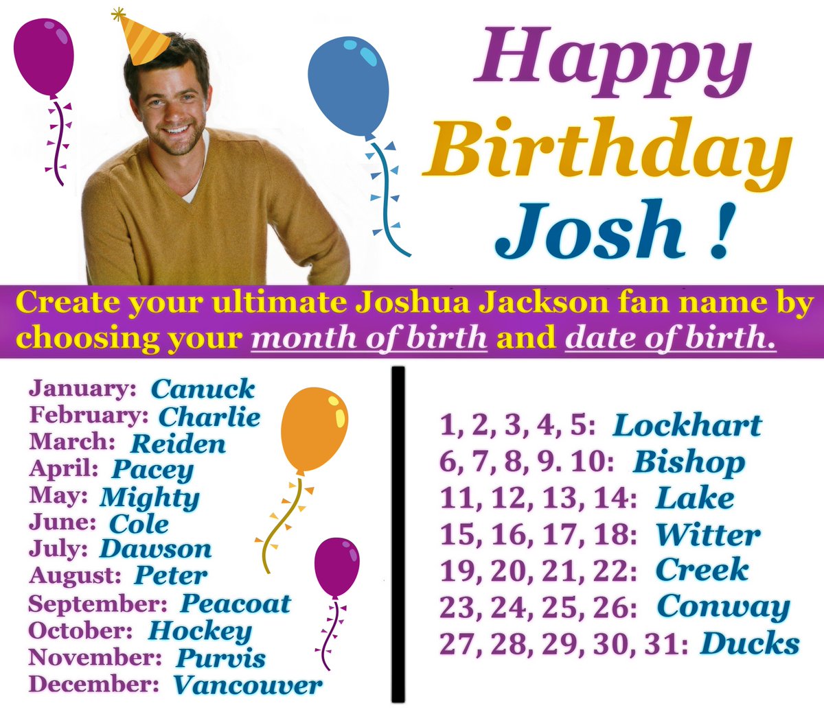 Joshua Jackson - Happy Birthday to Our Favourite Guy, Josh!! - Page 6