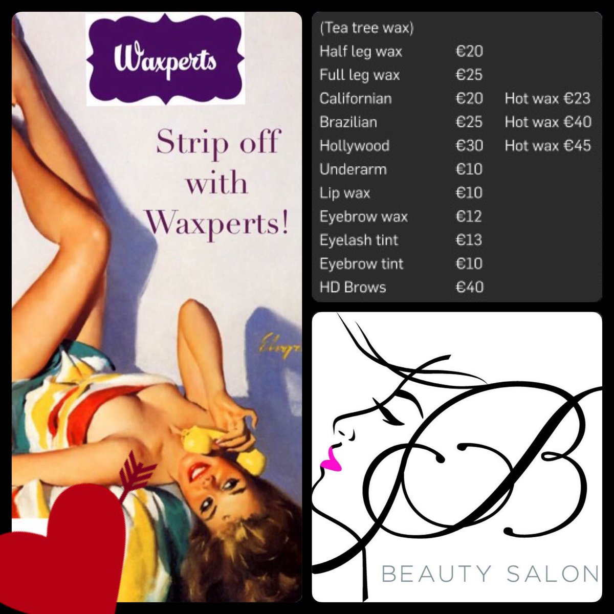 baretobeauty's tweet photo. We only use the best product @Waxperts here at @baretobeauty !!
#getbikiniready #beach .#sun #leavingcert2016 ☀️🍹👙 https://t.co/VT4RL1Fwk8