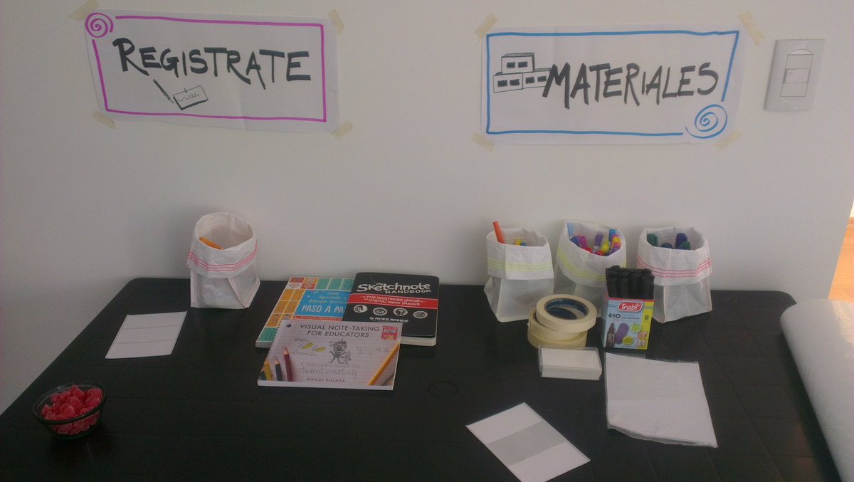 rocca_andrea's tweet image. Todo listo! @TamVisual Taller de facilitación visual