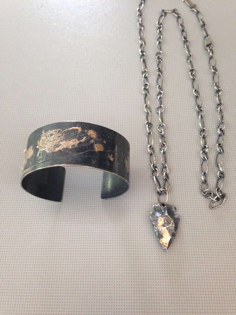 Oxidised Silver and Gold Jewellery  <a href="/CraftNI/">CRAFT NI</a> #ghostandbonesetter.com #irish craft #silver jewellery #made in Belfast
