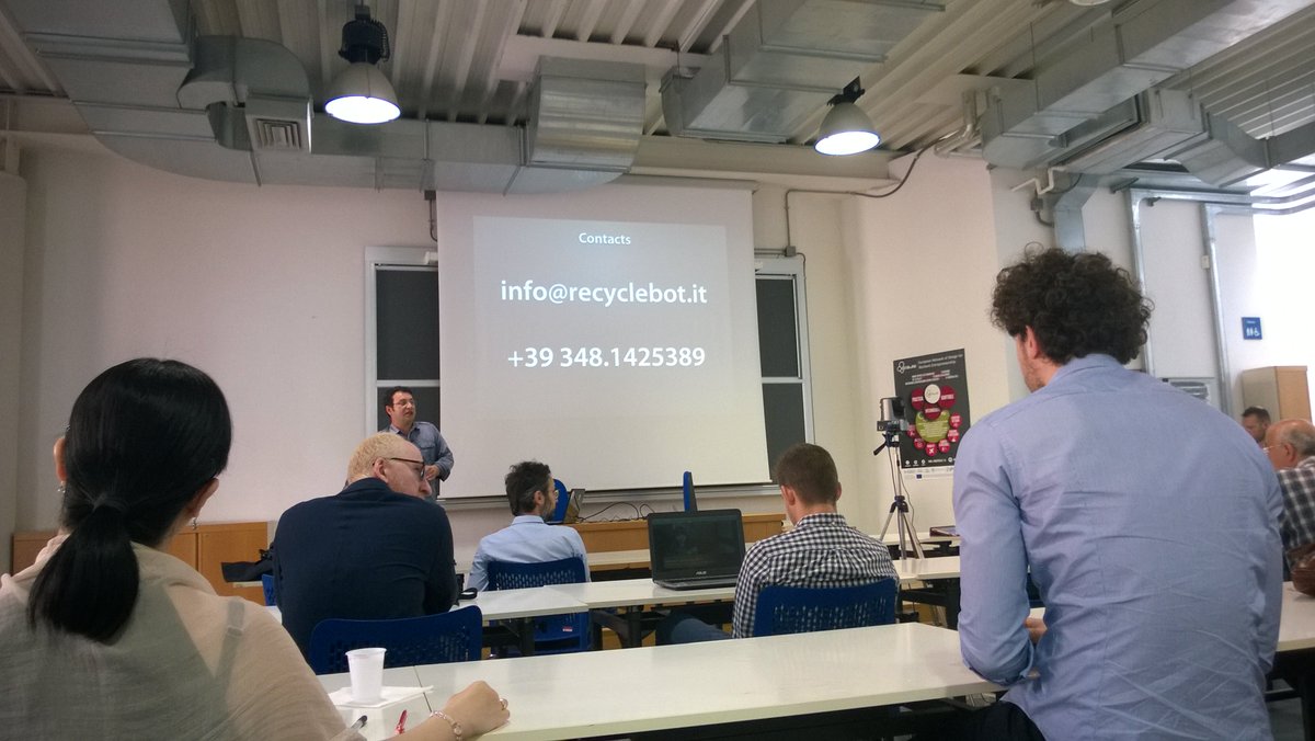 EndureProject's tweet image. #RecycleBot is now presenting #pitch #EndurePisa