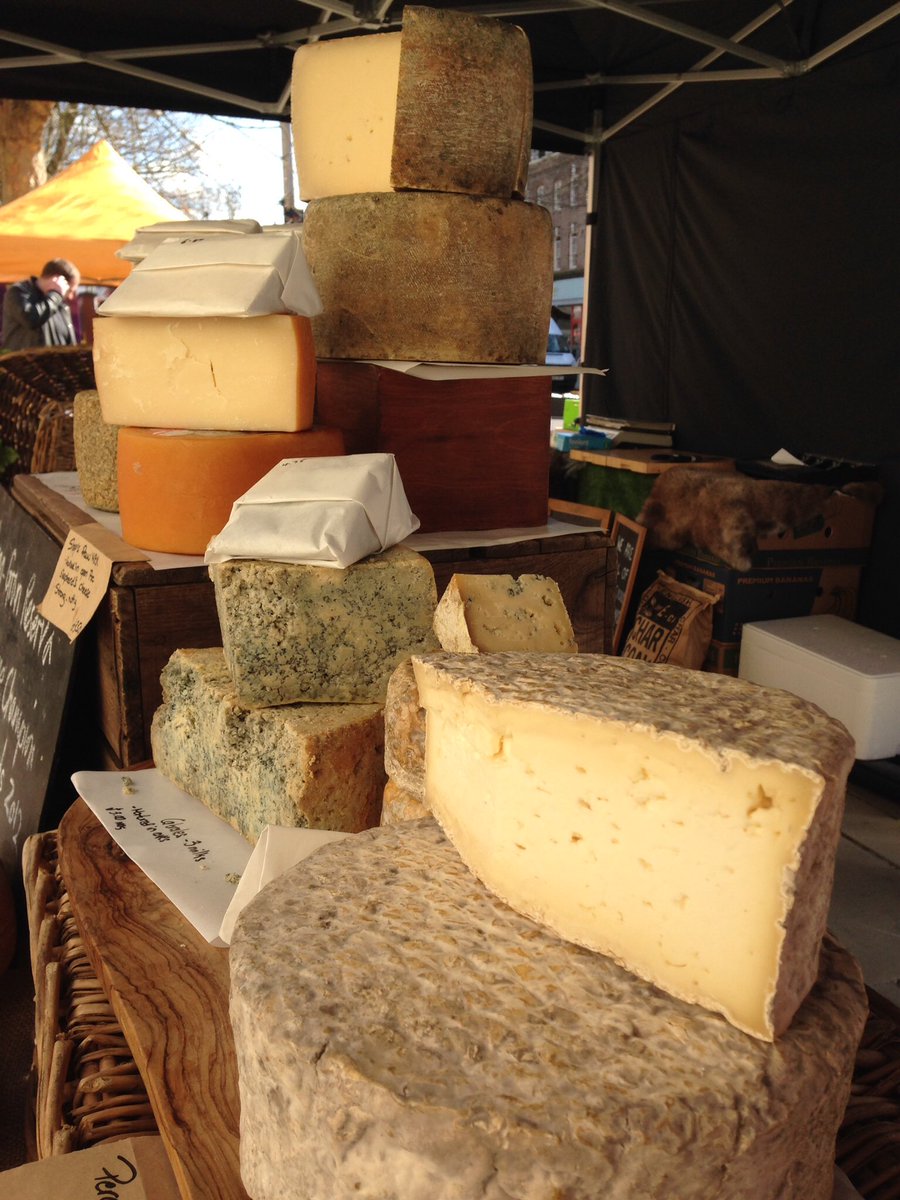 flavoursofspain's tweet photo. Beauties to be found @CPFoodMarket today, don't miss out! #rawmilkcheese #rawmilk #cheeserevolution #sheppardcheese https://t.co/3L2Qo62PXC