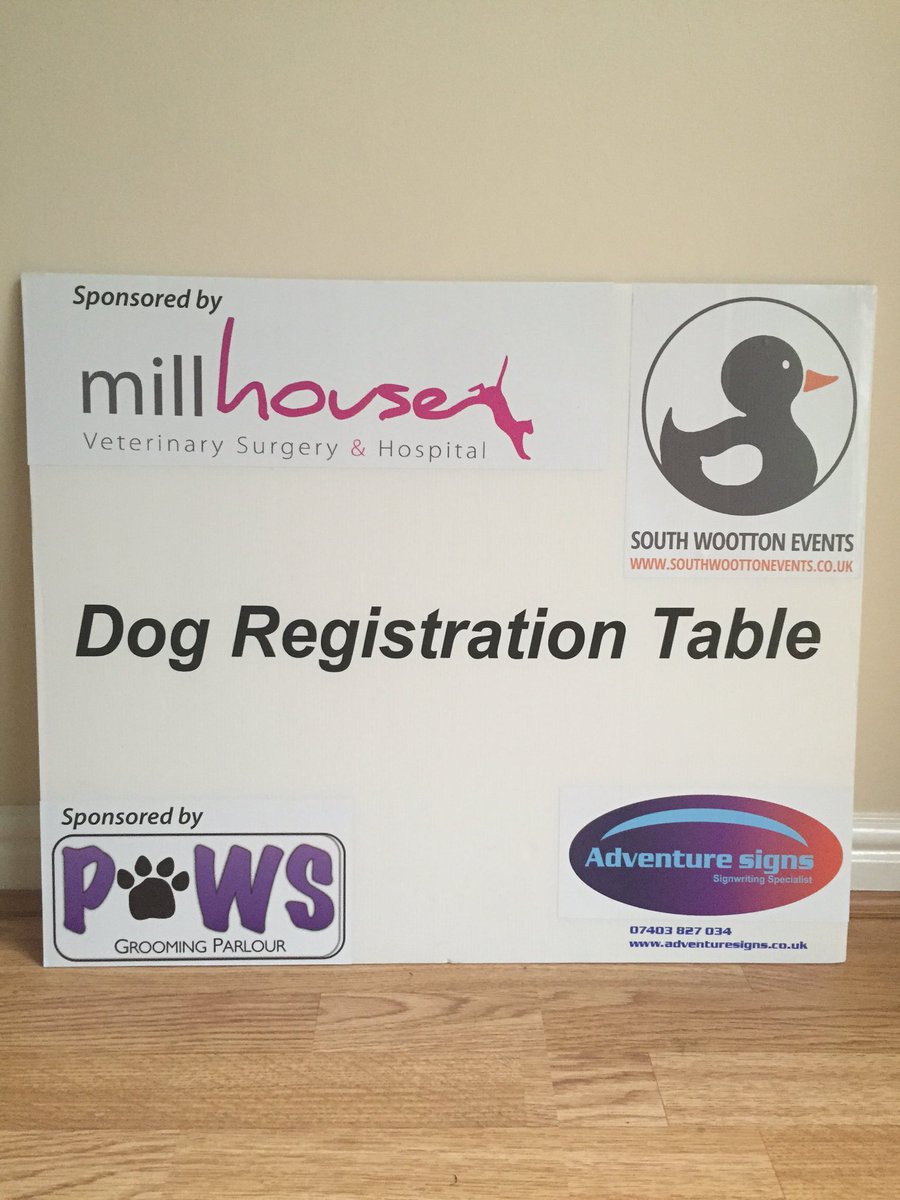 Supporting are local community by donating this board for the dog show at South Wootton  fete   #SWVF201 #SWEvents