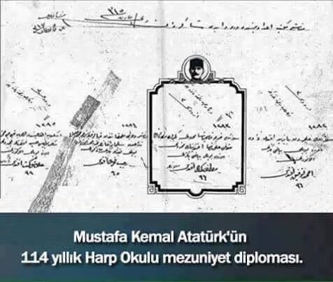 #DİPLOMAsızSAHTEkar
Ata'mızın diploması....