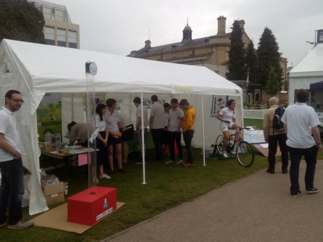 carlosemdot's tweet photo. We are almost ready @csctbath #energyfactory #cheltscifest https://t.co/2lHdwK5RMS