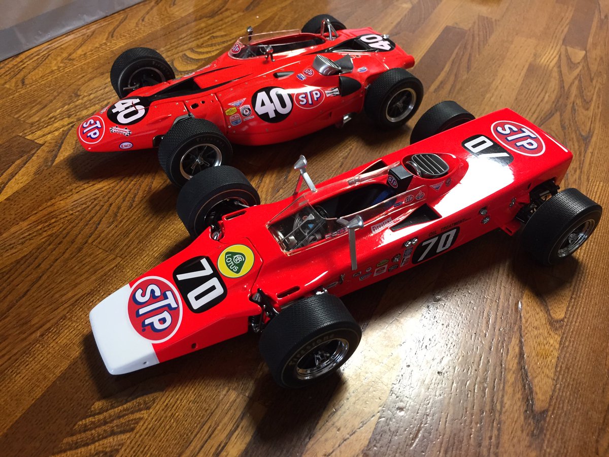 say_row_gun_toy's tweet photo. STP Paxton Spl LOTUS56 #replicarz #tsm #1/18 https://t.co/oNui7WR238