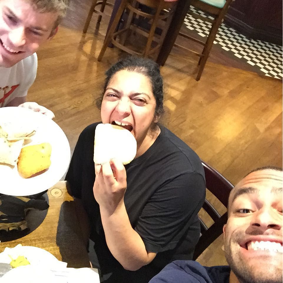 Dan_Edge's tweet photo. @kazzumarts #teamsprung breakfast selfie come see us today at #eastleighunwrapped shows st… https://t.co/ffxgtqOOSH https://t.co/RKvc78aeCx