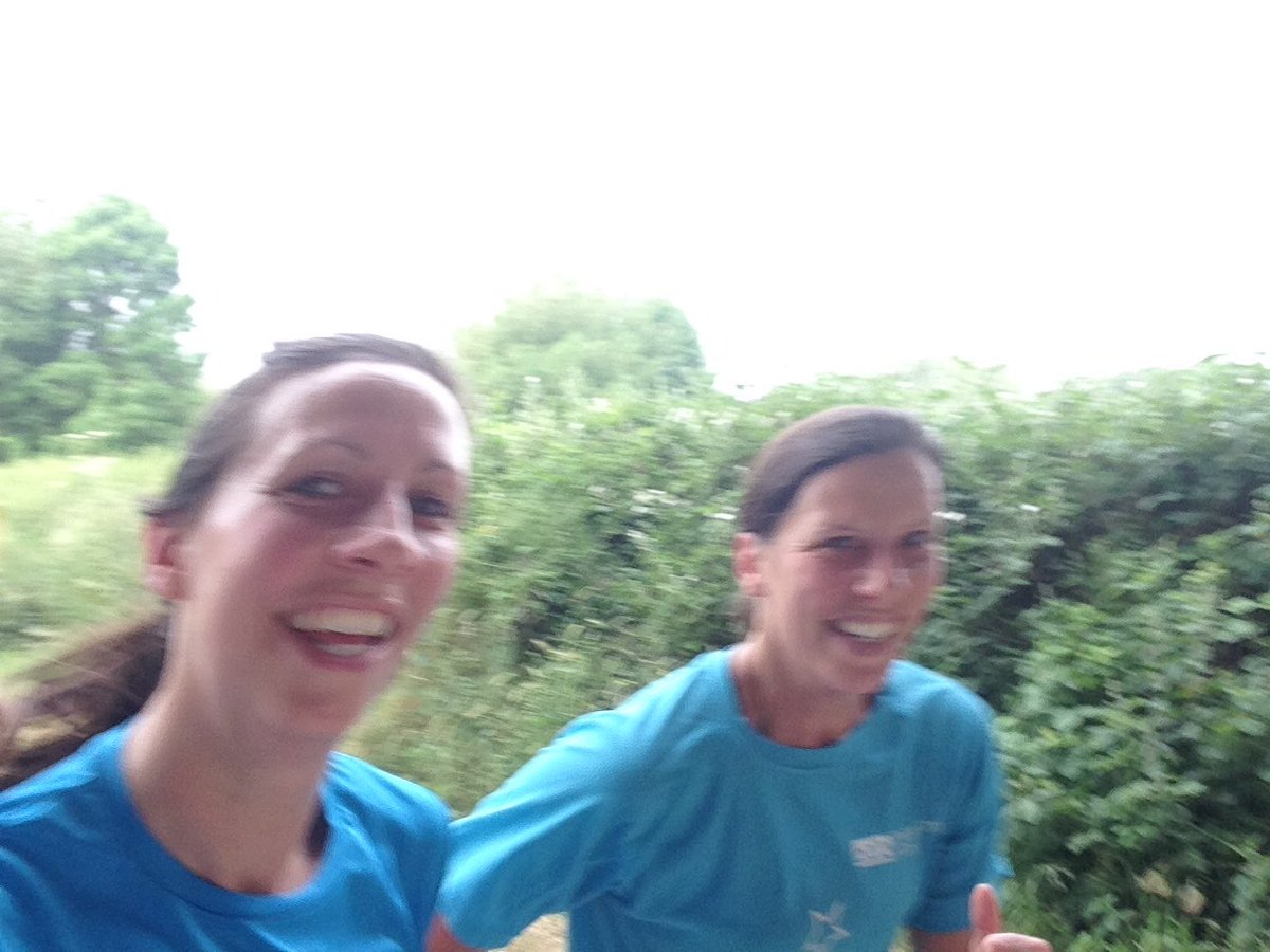 Sisters out running! @ruth_pettit @paulawoods5 #AHPsActive #WeNurses #healthpromotion #interprofessionallearning