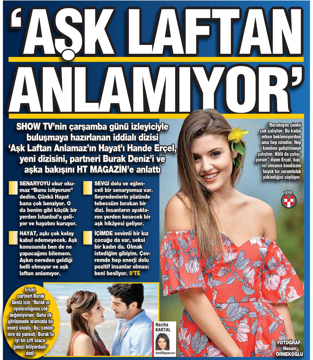 ShowTV's tweet photo. .@HandeErcel 'Nereden geldiği belli olmuyor ve aşk laftan anlamıyor'  #AşkLaftanAnlamaz 
https://t.co/q7KeIWHjdx https://t.co/PcakIRMpM3