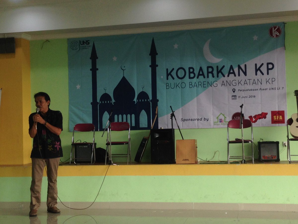 Terimakasih bapak Kresno (selaku kaprodi kp) atas sambutannya :) #panitiatetapsemangat