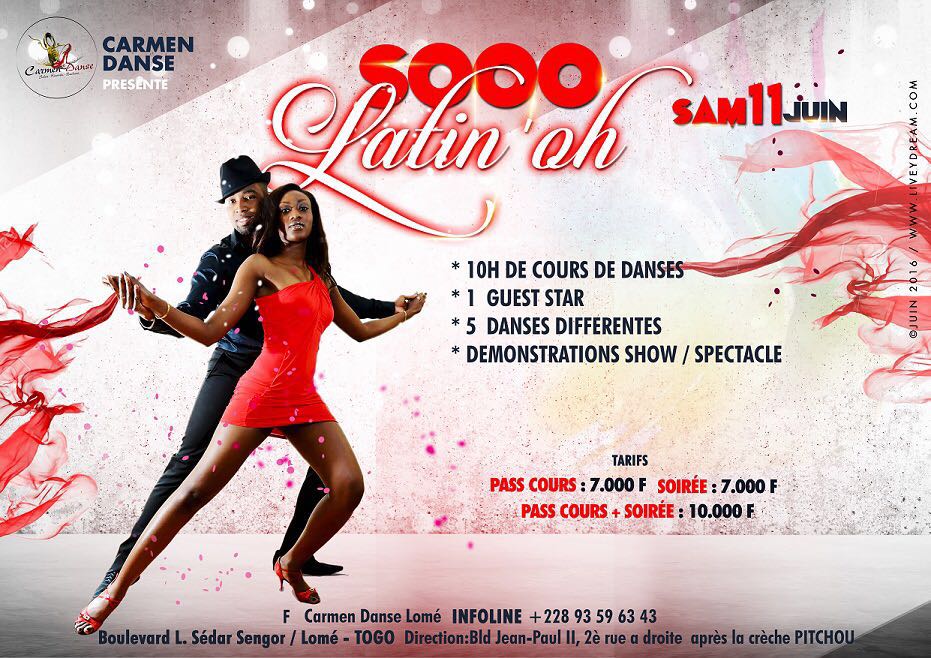 DamienneZs's tweet image. Un plan pour ceux qui sont à Lomé... au programme #kizomba #salsa #batchata ....