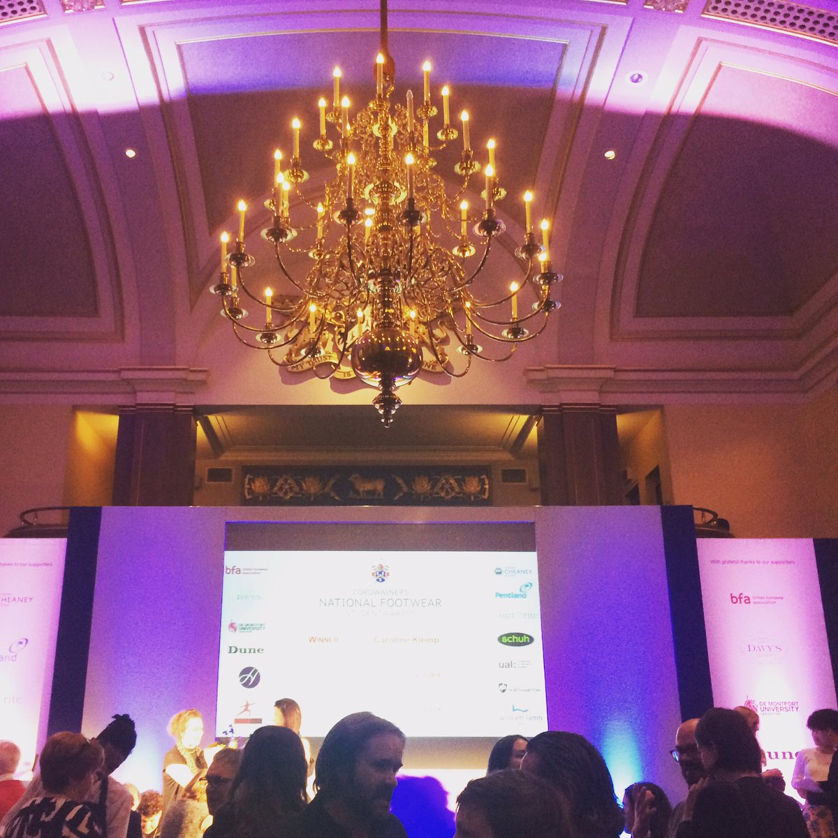 RONNIENORTHUK's tweet photo. Cordwainers footwear student of the year awards. 
Great key speakers, including @SOPHIAWEBSTER 😍 https://t.co/BeYzr41uEI