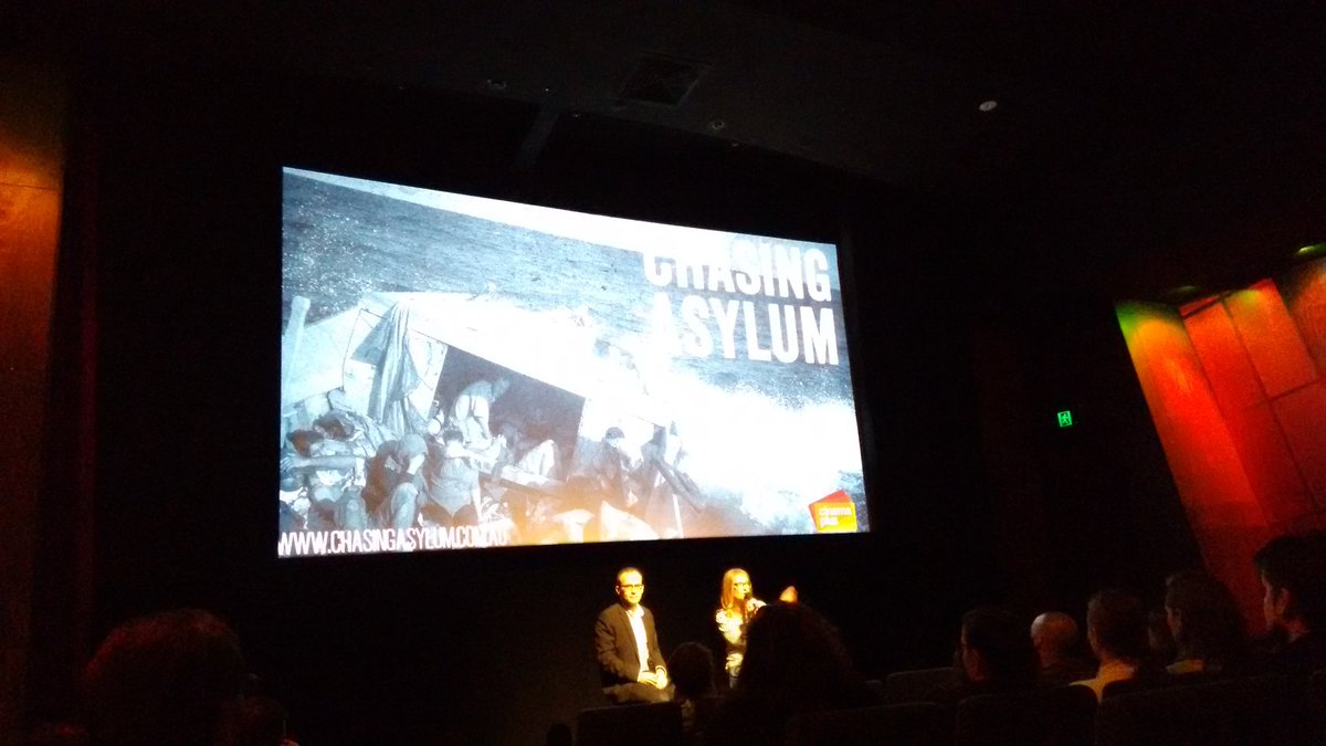 Harrowing screening of #ChasingAsylum at <a href="/cinemanova/">Cinema Nova</a> with <a href="/AdamBandt/">Adam Bandt</a> Q&amp;A. Where was <a href="/PeterDutton_MP/">Peter Dutton</a>? #auspol