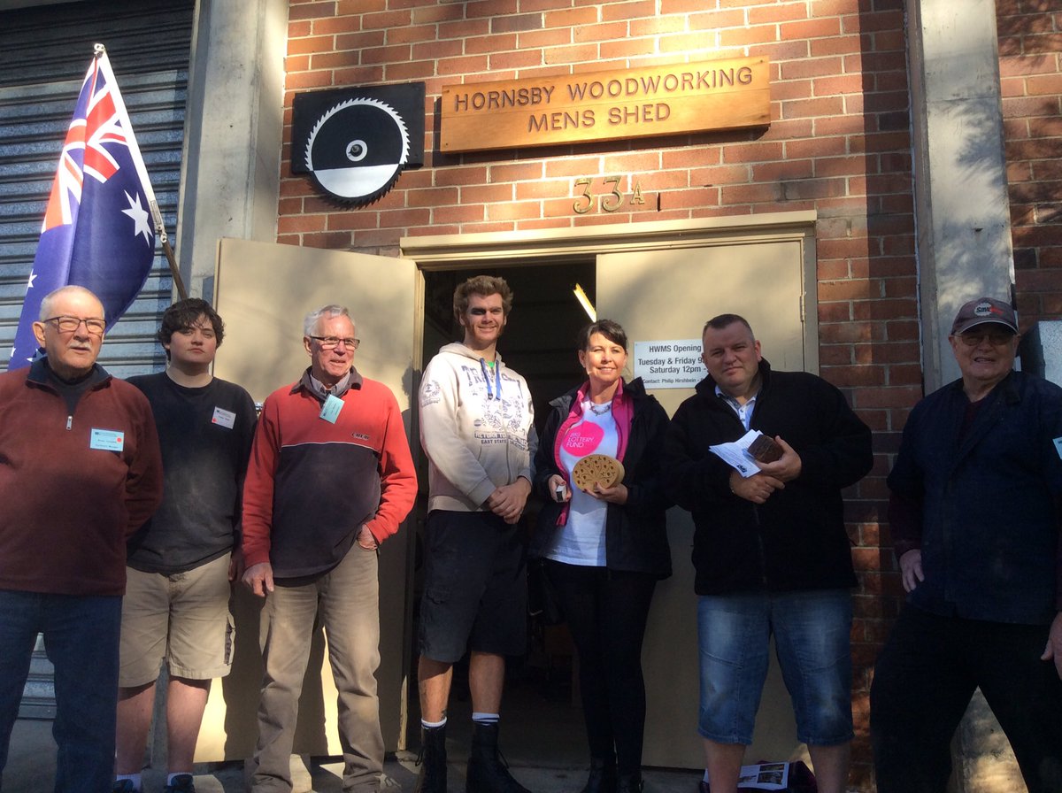 Our Geraldine holidaying in Sydney Australia took time out to visit Hornsby Men's Shed @BIGNIonline <a href="/NBelfastPship/">NBelfast Partnership</a>