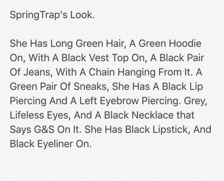 RottenSpring's tweet image. // SpringTrap's Look!