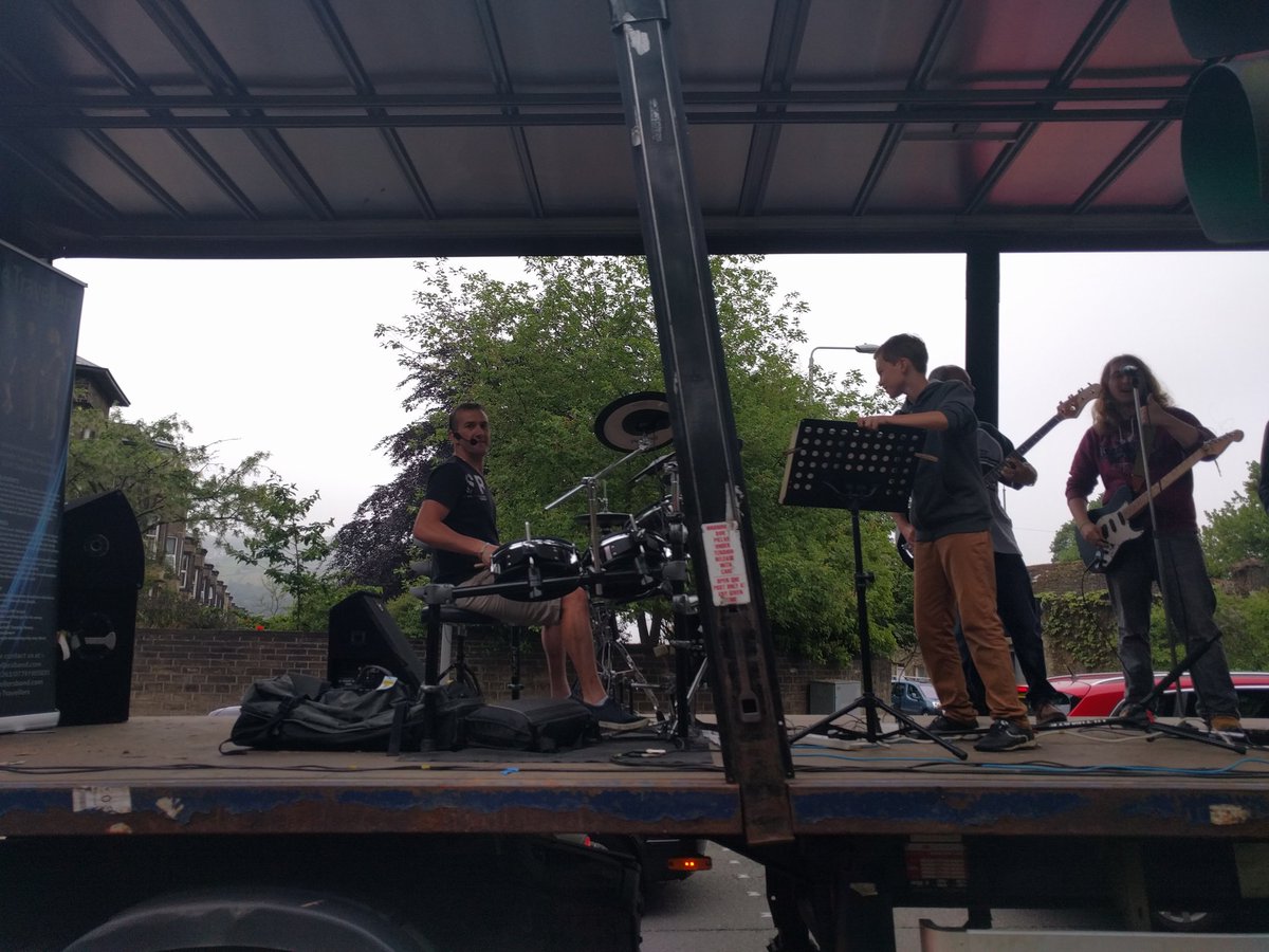 leeross90's tweet photo. Lorry drove past with a band playing on it... #halifax #RockOn https://t.co/rmzIg74KYd
