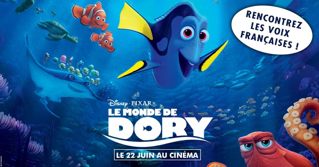 DisneyFR's tweet photo. Concours : RT pour tenter de remporter votre invitation pour l'avant-première française du film #LeMondedeDory ! https://t.co/G52XgO633I