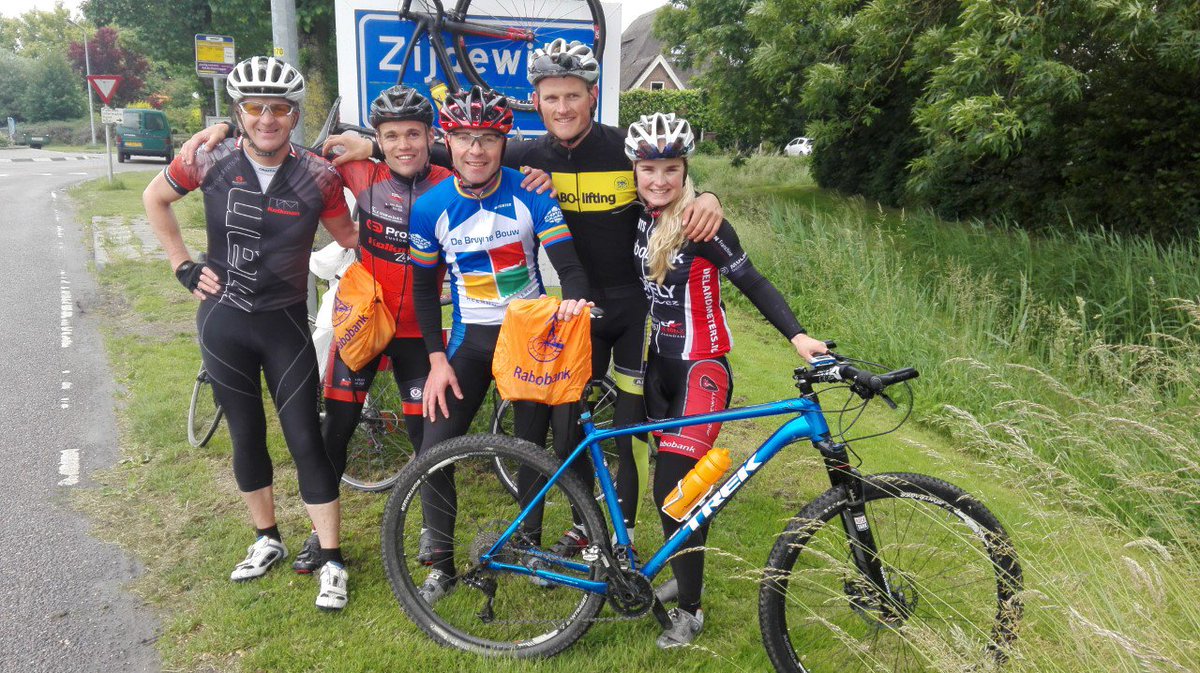 Vandaag de fysieke en financiële basis gelegd voor de kermiscross op 11 sept. Thanks @RaboKvNH! #RFST #ATBZijdewind