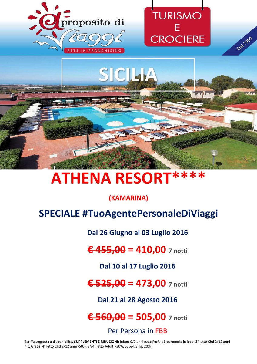 ApvMazara's tweet photo. Contatta il #TuoAgentePersonaleDiViaggi
☎ 0923 020210 / 392 8062293
✉ mazara@apropositodiviaggi.it https://t.co/7eyKJNV5RF