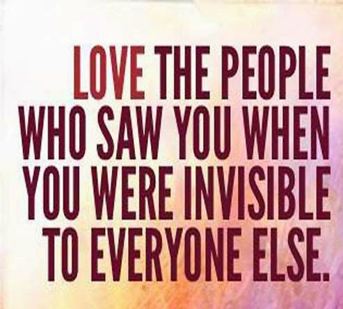 bulk_software's tweet image. #Love the people who saw you when you were #invisible to #everyone else.