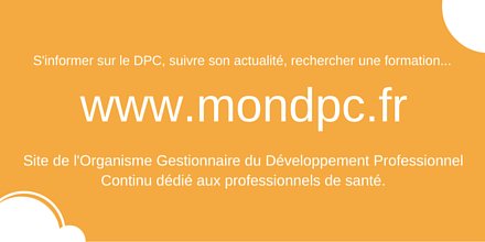 #OGDPC Professionnels de santé ? Le #DPC évolue, votre adresse reste la même : mondpc.fr