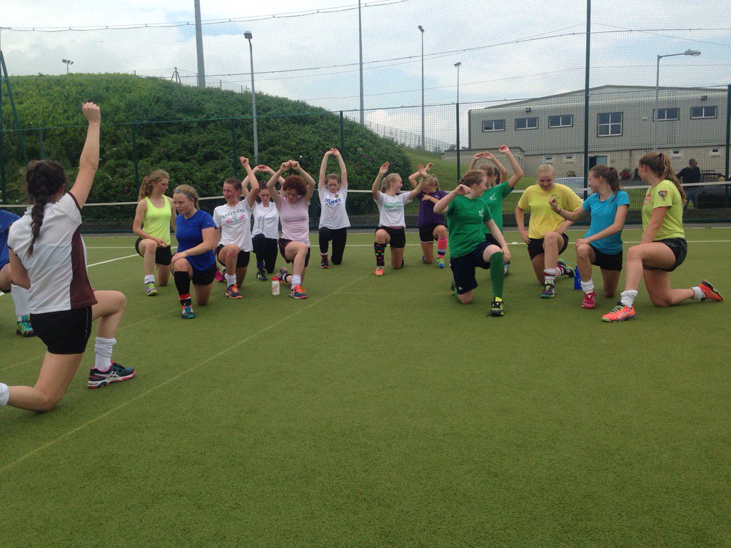 Noreen_Kinder's tweet image. @irishhockey Cooling down after a tough session at St Gerards this morning #trainingintensity #future