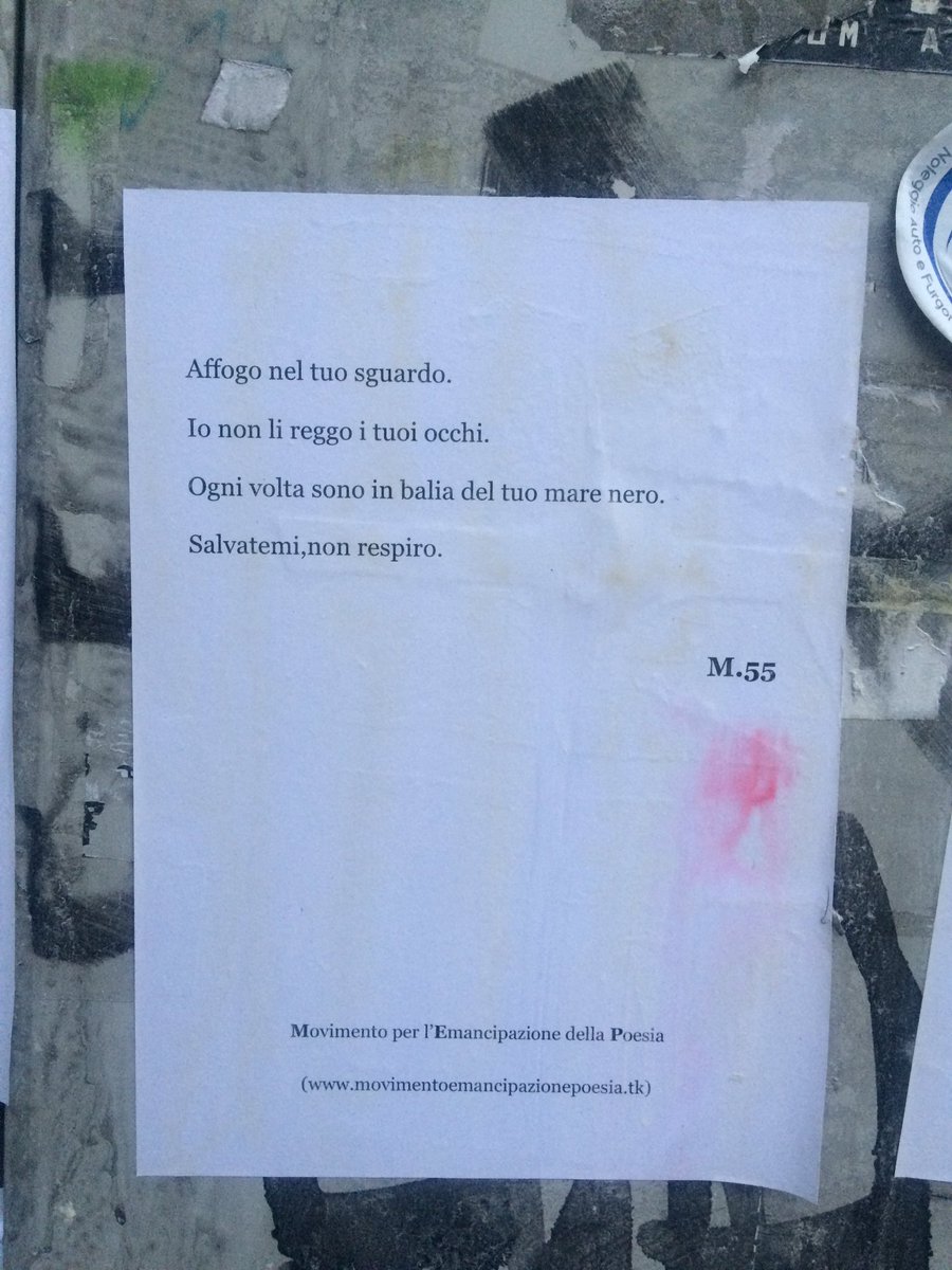 Patty Io Ho Trovato Loro Poesie Sui Muri Di Sanlorenzo A Roma