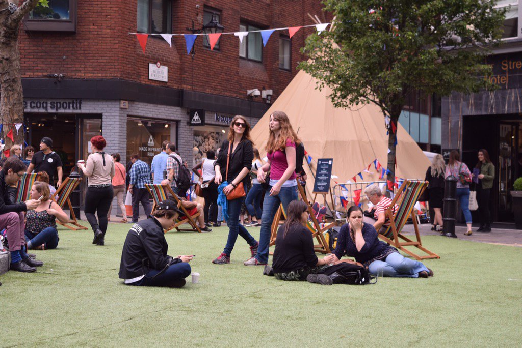 B1866London's tweet photo. It's kicking off @7DialsLondon for #StyleSaturday - swing by for #exclusiveoffers #streetfood and #styletalks https://t.co/uFNSL1Iida