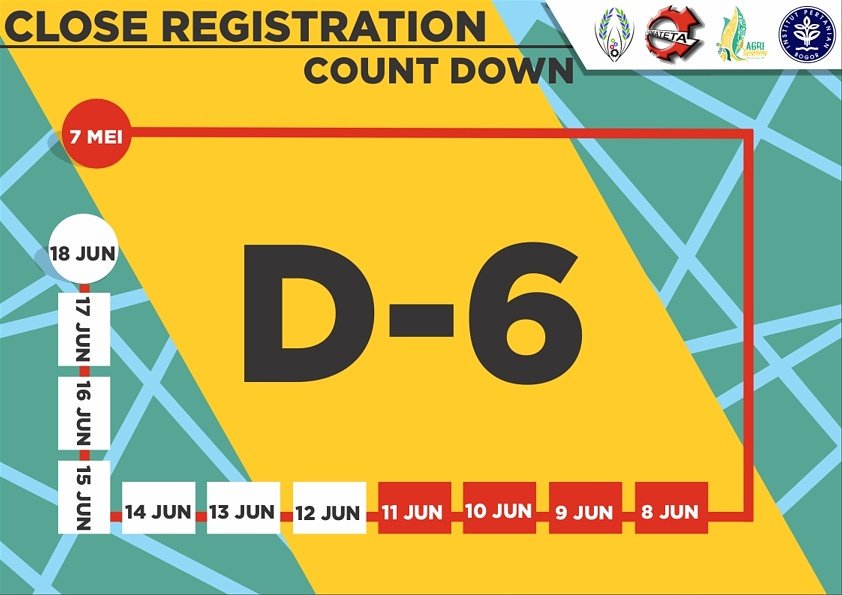 INGAT!
Catat tanggal pentingnya yaa. Jangan sampai terlewat deadline nyaa😊😉