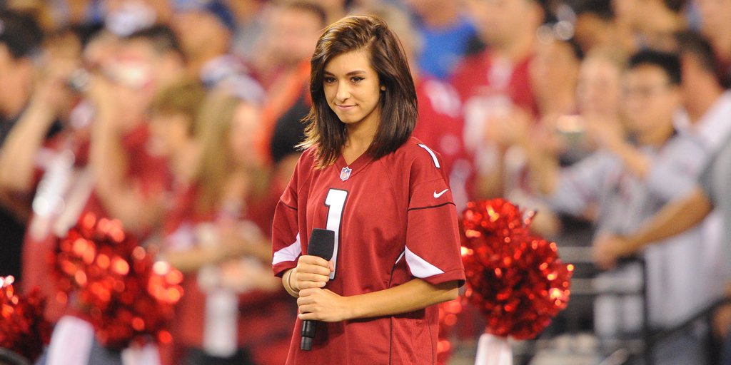 AZCardinals's tweet image. We send our thoughts and prayers to the family, friends and fans of singer Christina Grimmie.

#RIPChristina