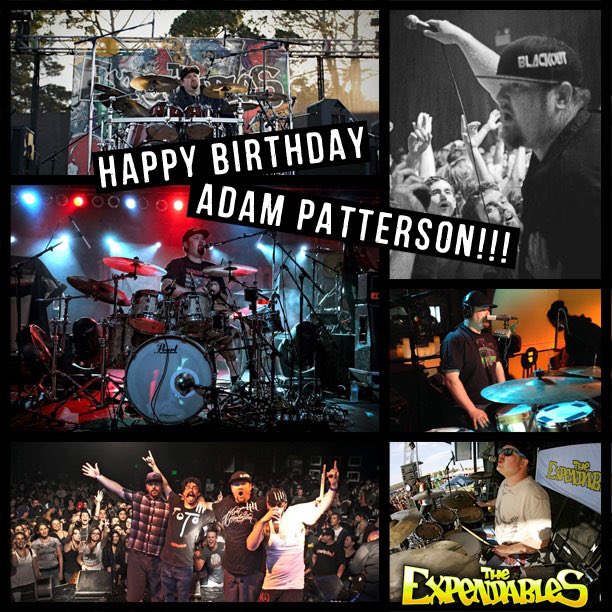 SilverbackMusic's tweet photo. Happy Birthday to #AdamPatterson on #TheExpendables! #ComeGetHigh #PositiveMind #LetLoose #BurningUp https://t.co/0fRY4MHGkq