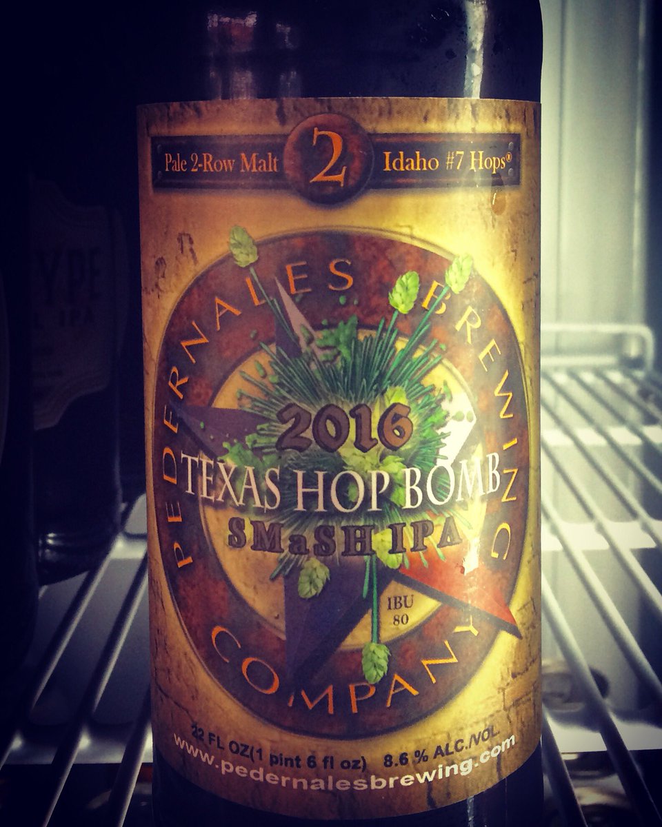 PedernalesBrew's tweet photo. Have you wanted to sample #TexasHopBomb 2!? We are @WhichCraftATX about to crack a bottle! 🇨🇱🍺🎉 https://t.co/slP3KJ0IUg