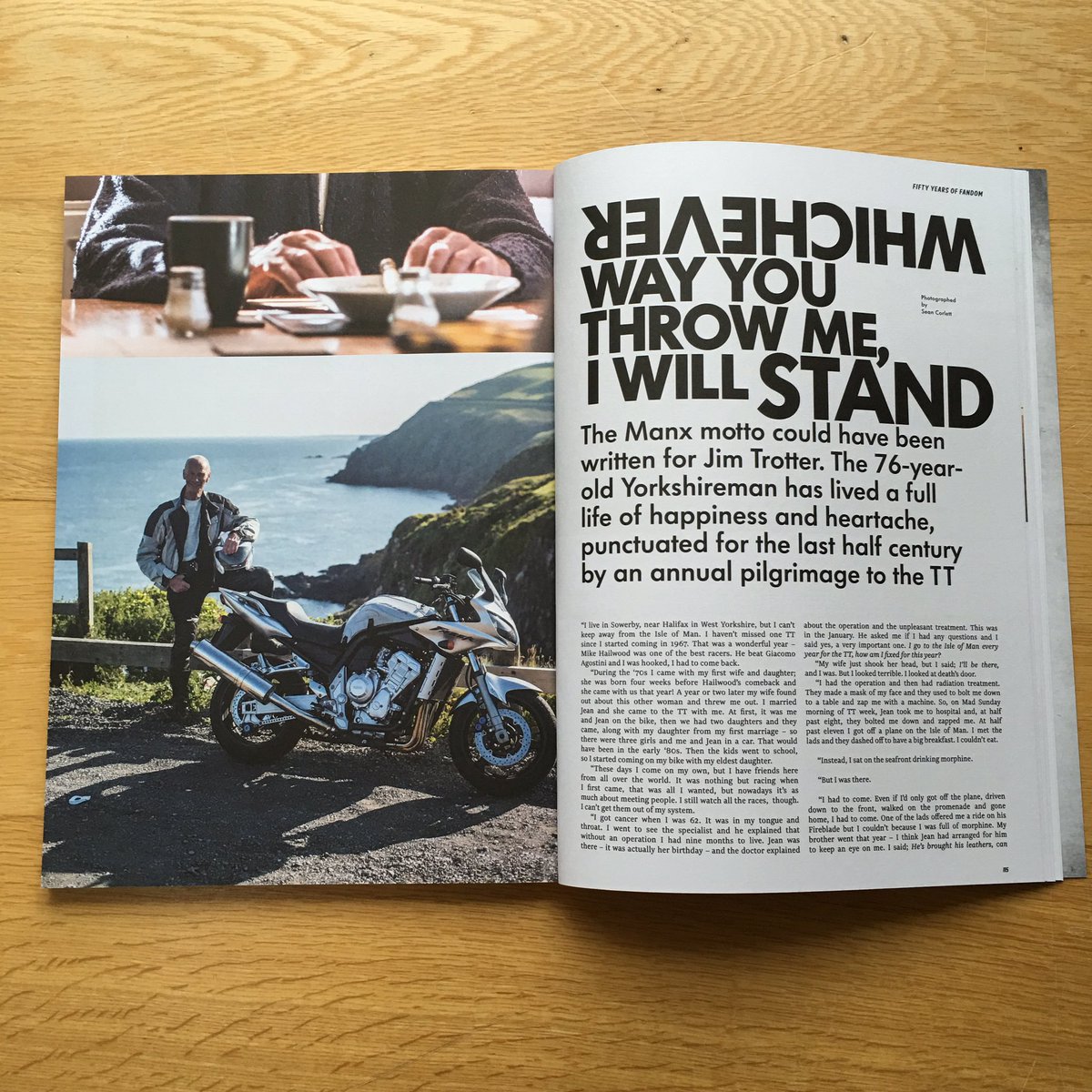 Essesmagazine's tweet photo. @iomttpics @lessismoremike @BikeMagazine @MCNnews when Jim had only been coming for 49 years... https://t.co/TPdWCpMlE8