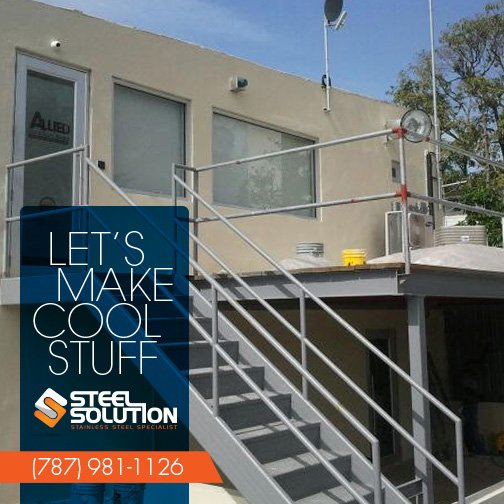 SteelSolutionPR's tweet image. We can built anything on steel.  Call us today for a free quote. 787-981-1126 #SteelSolution #StainlessSteel