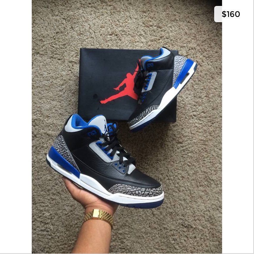 Kixify's tweet photo. $160 - Nike Air Jordan 3 'Sport Blue' size 11
Link to buy---> https://t.co/0U9ct5aTzR
#kixify #KixifyLife #KixifyD… https://t.co/92bRqgDauf