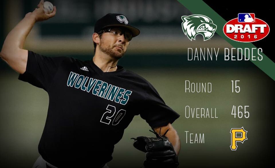 UVUbsb's tweet image. Congrats to RHP Danny Beddes on being selected in the 15th round by the Pittsburgh Pirates! #WolverineWay #GoBucs