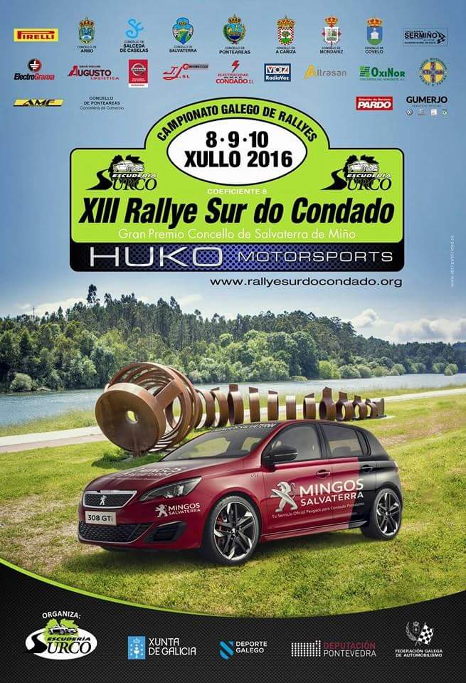 PeugeotTMingos's tweet photo. Aquí estamos un año más colaborando con #EscuderíaSurco en el #XIIIRallyeSurDoCondado.
#peugeot308gti #peugeotsport https://t.co/2mjmxEu9Us