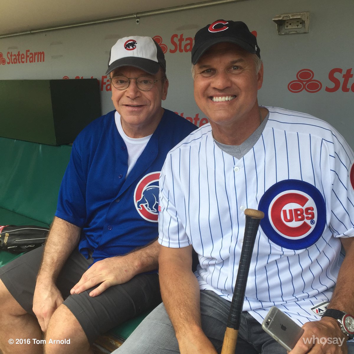 TomArnold's tweet photo. About 2 pitch 2 RyneSandberg23 from the mound @ Wrigley 4 #Landline &amp; I've never been this nervous in my life @cubs https://t.co/H3V2tS7ezq