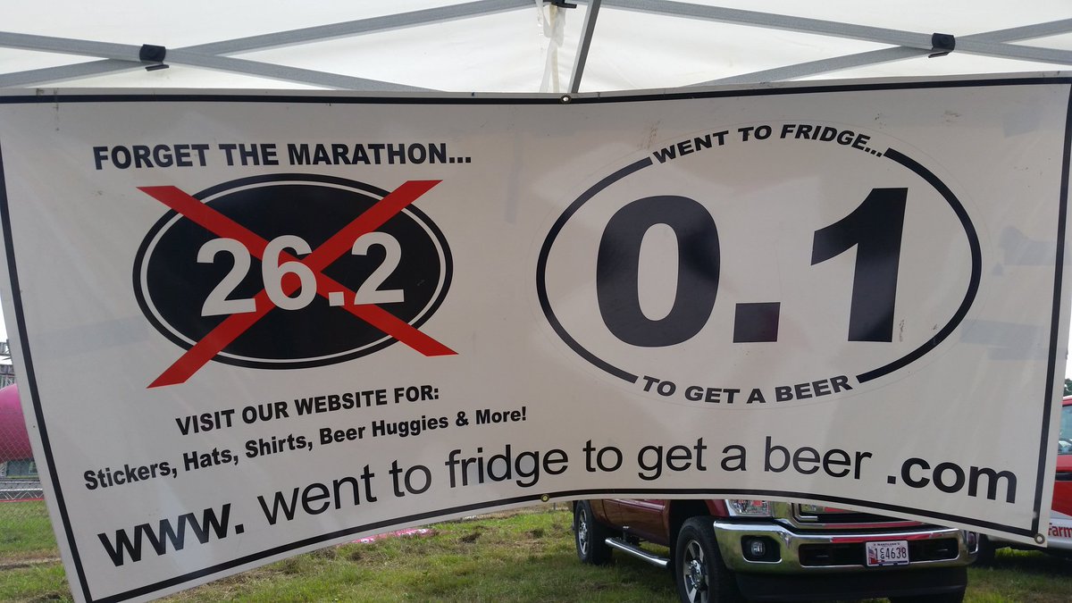 ToGetABeer's tweet photo. Wentto fridge to get a beer . com at the Dirty Girl mud run in Pittsburgh ! https://t.co/0NJxy6acmc