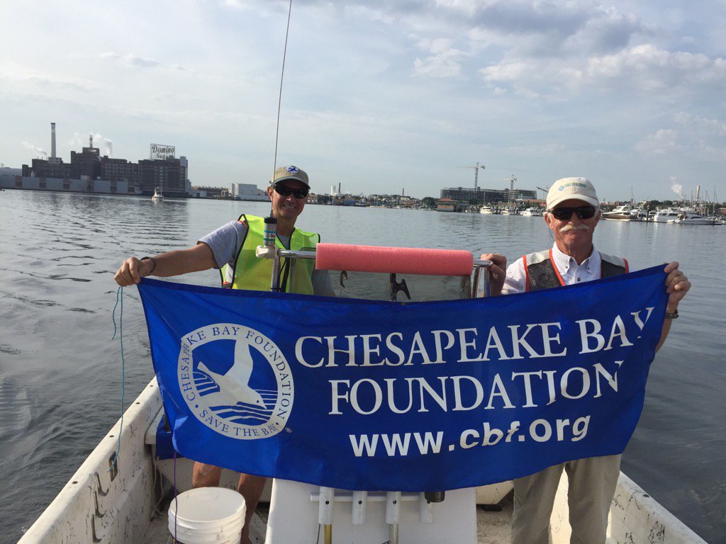 chesapeakebay's tweet photo. We are ready! #baltimorefloatilla #bmorefloatilla #fixthepipes #savethebay https://t.co/mqK4Iwe11S