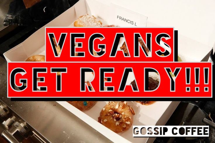 We have vegan donuts and vegan Donutccinos on the menu now. Come get some. #vegan #Donutccino #donut #vegandonut