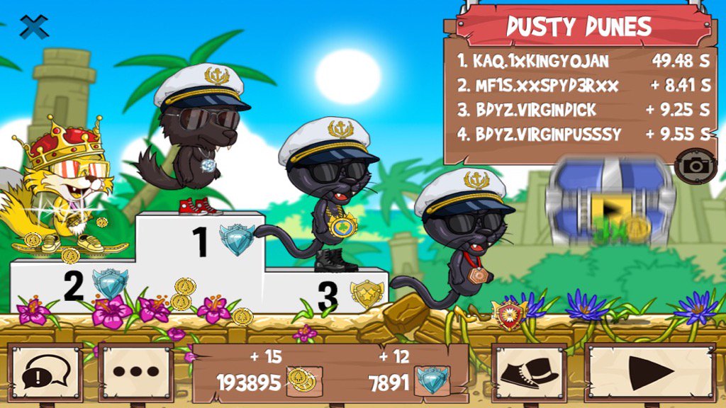 xxspyd3rxx11's tweet photo. Having a blast @ #funrun2 #1xKingYojan #VIRGINDICK #VIRGINPUSSSY https://t.co/8ofta3eB9E