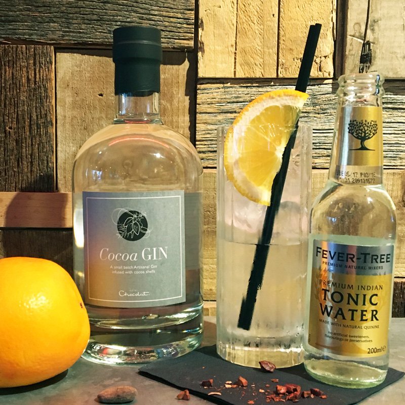 HotelChocolat's tweet photo. Celebrate #WorldGinDay @RoastAndConch Boar Lane, Leeds with a refreshing #CocoaGin & Tonic. https://t.co/9hDZjpecyQ https://t.co/L4o4iENkoW