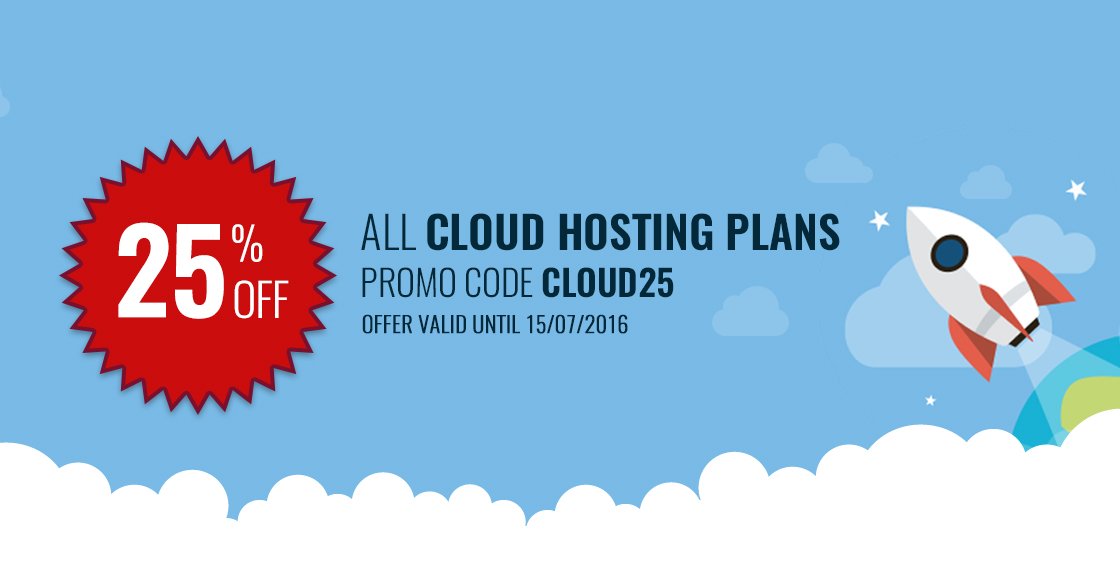 HostShark's tweet image. 25% off on all Cloud Hosting Plans (promo code CLOUD25) bit.ly/1XK8dqi #coupons #couponcode #promotions