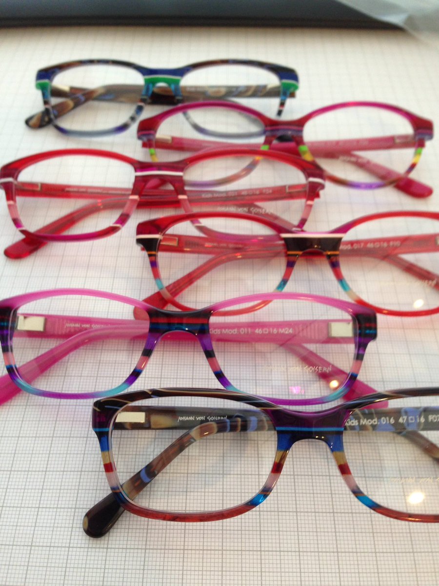 Nieuwe #kinderbrillen van #johannvongoisern. Daar wordt je vrolijk van!