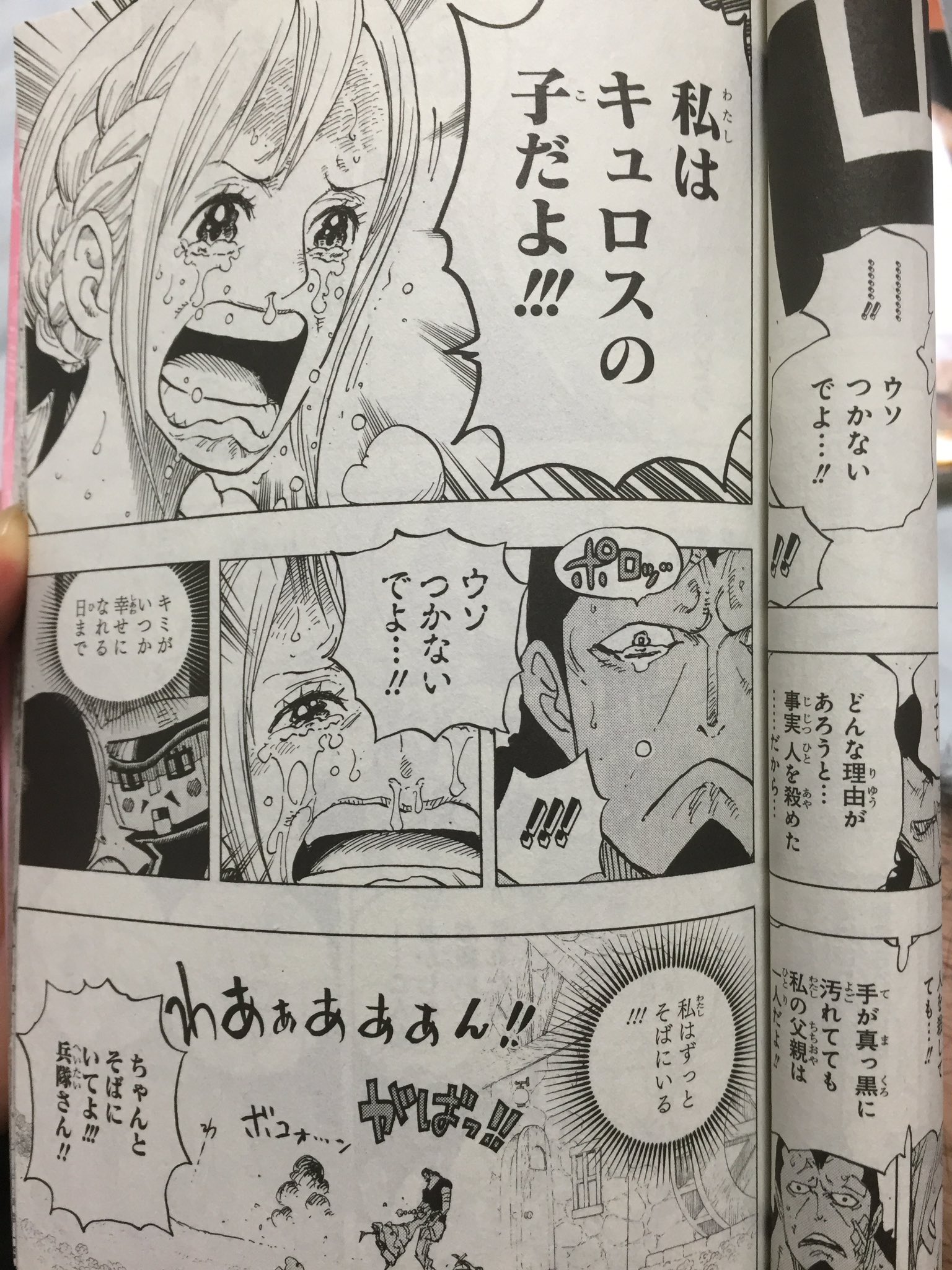 はなしろ たかあき なんかワンピースの1番の感動シーンはチョッパーのって言われてるけど おれてきレベッカとキュロスだなー T Co Jkmruhoao3 Twitter