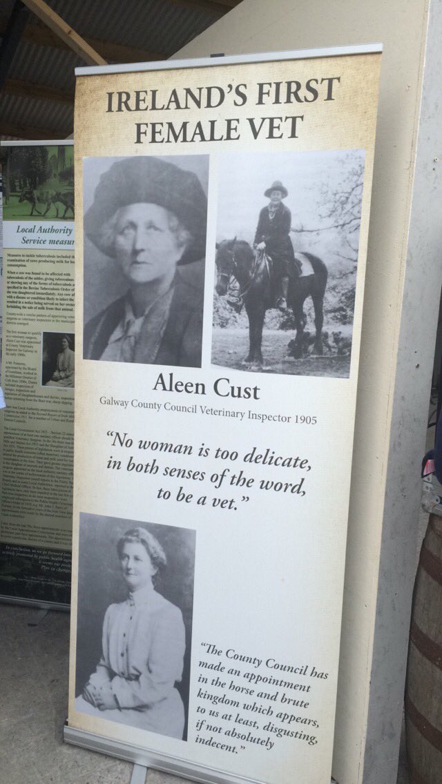 ShaneMcAuliffe1's tweet photo. Ireland's first female vet #farm1916 #IPVS2016 https://t.co/v6VPWlvcIL